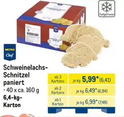 METRO METRO Chef Schnitzel paniert Angebot