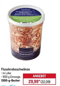 METRO Royal Greenland Flusskrebsschwänze Angebot