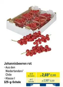 METRO Johannisbeeren rot Angebot