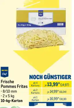 METRO METRO Chef Frische Pommes Frites Angebot