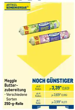 METRO Meggle Butterzubereitung Angebot