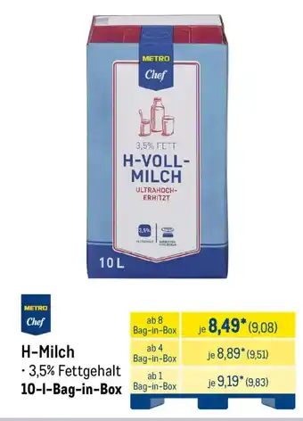 METRO METRO Chef H-Milch Angebot