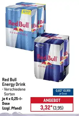METRO Red Bull Energy Drink Angebot