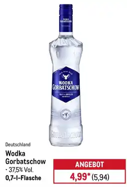 METRO Wodka Gorbatschow Angebot