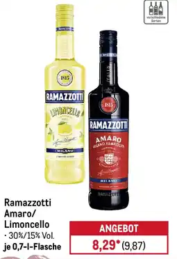 METRO Ramazzotti Amaro/ Limoncello Angebot
