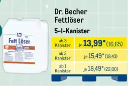 METRO Dr. Becher Fettlöser Angebot