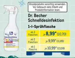 METRO Dr. Becher Schnelldesinfektion Angebot