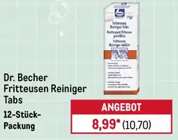 METRO Dr. Becher Fritteusen Reiniger Tabs Angebot