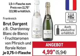 METRO Brut Dargent z.B.: Chardonnay Blanc de Blancs Angebot