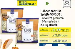 METRO Hähnchenbrust- Spieße 50/100 g Angebot