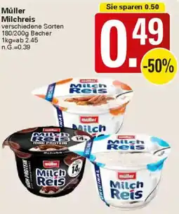 WEZ Müller Milchreis Angebot