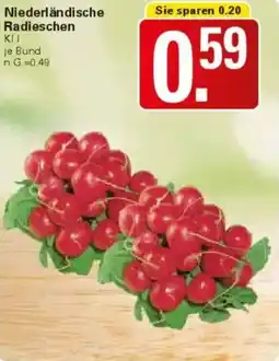 WEZ Niederländische Radieschen Angebot