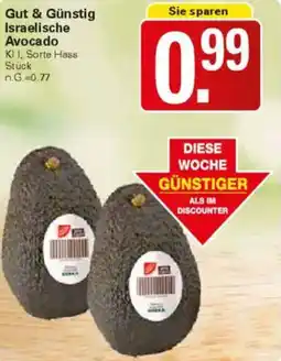 WEZ Gut & Günstig Israelische Avocado Angebot