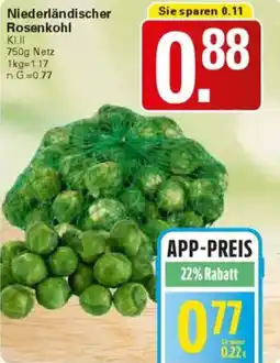 WEZ Niederländischer Rosenkohl Angebot