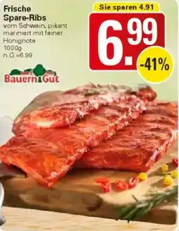 WEZ Bauern Gut Frische Spare-Ribs Angebot