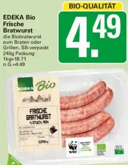 WEZ EDEKA Bio Frische Bratwurst Angebot