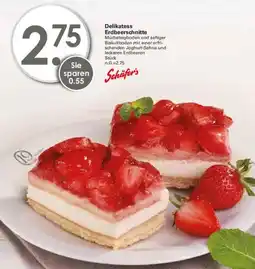 WEZ Schäfer's Delikatess Erdbeerschnitte Angebot