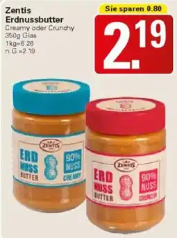 WEZ Zentis Erdnussbutter Angebot