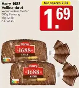 WEZ Harry 1688 Vollkornbrot Angebot