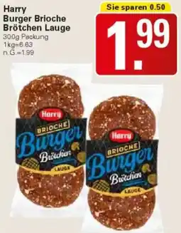 WEZ Harry Burger Brioche Brötchen Lauge Angebot