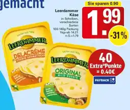 WEZ Leerdammer Käse Angebot