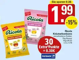 WEZ Ricola Kräuterbonbons Angebot