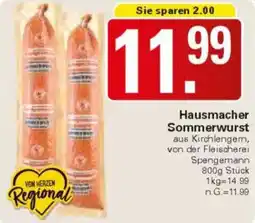 WEZ Hausmacher Sommerwurst Angebot