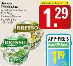 WEZ Bresso Frischkäse Angebot