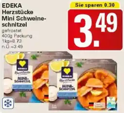 WEZ EDEKA Herzstücke Mini Schweineschnitzel Angebot