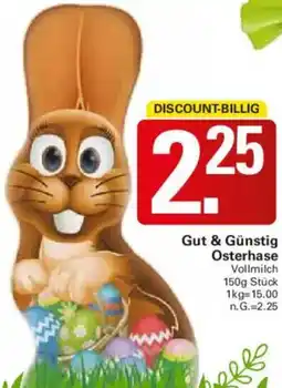 WEZ Gut & Günstig Osterhase Angebot