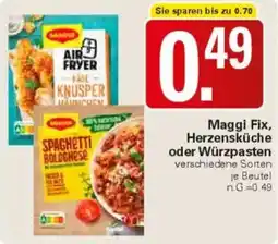WEZ Maggi Fix, Herzensküche oder Würzpasten Angebot