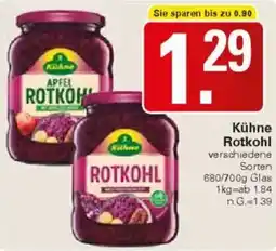 WEZ Kühne Rotkohl Angebot