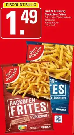 WEZ Gut & Günstig Backofen Frites Angebot