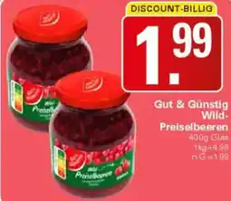 WEZ Gut & Günstig Wild Preiselbeeren Angebot