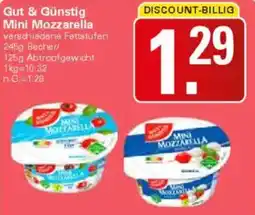 WEZ Gut & Günstig Mini Mozzarella Angebot