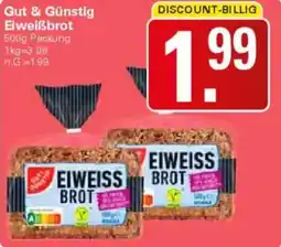 WEZ Gut & Günstig Eiweißbrot Angebot