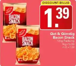 WEZ Gut & Günstig Bacon Snack Angebot