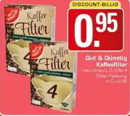 WEZ Gut & Günstig Kaffeefilter Angebot