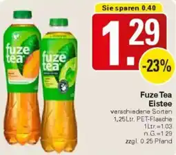 WEZ Fuze Tea Eistee Angebot