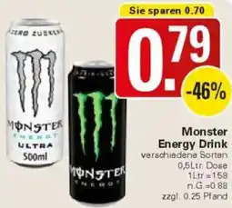 WEZ Monster Energy Drink Angebot