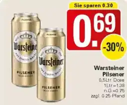WEZ Warsteiner Pilsener Angebot