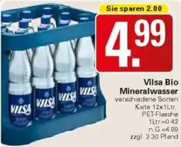 WEZ Vilsa Bio Mineralwasser Angebot