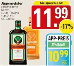 WEZ Jägermeister Angebot