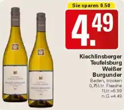 WEZ Kiechlinsberger Teufelsburg Weißer Burgunder Angebot