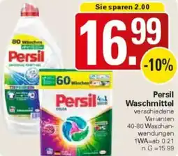 WEZ Persil Waschmittel Angebot