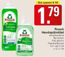 WEZ Frosch Handspülmittel Angebot