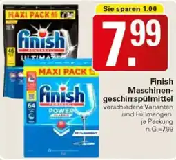 WEZ Finish Maschinengeschirrspülmittel Angebot