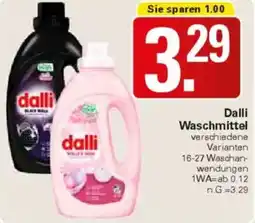 WEZ Dalli Waschmittel Angebot