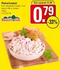 WEZ Bauern Gut Fleischsalat Angebot