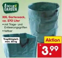 Netto Marken-Discount Livings GARDEN XXL Gartensack Angebot